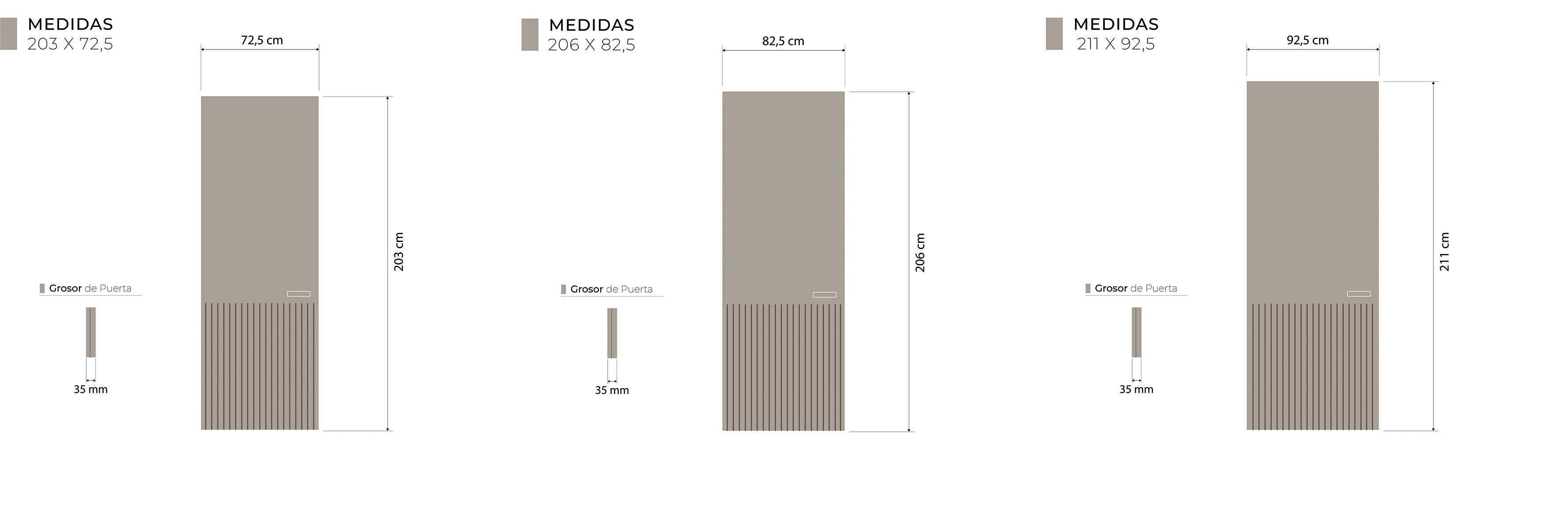 Medidas técnicas Luminara Interior Lacada 